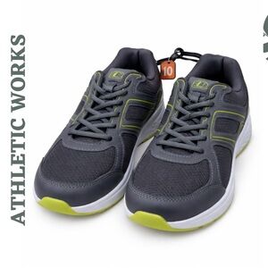Lightweight Mesh Trainers • New With Tags • Grey/Green Size 10 NWT